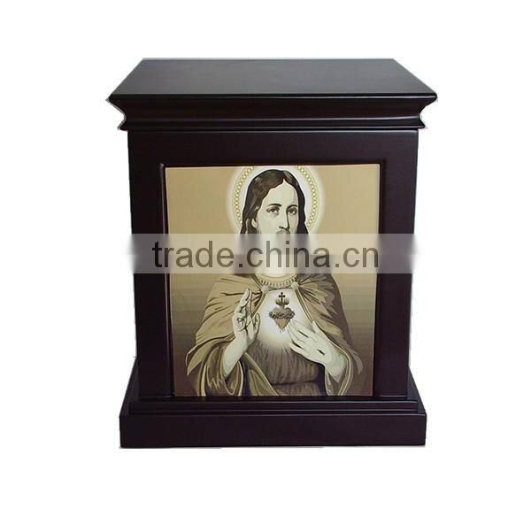 Custom High quality wholesale paulownia wooden funeral urns box