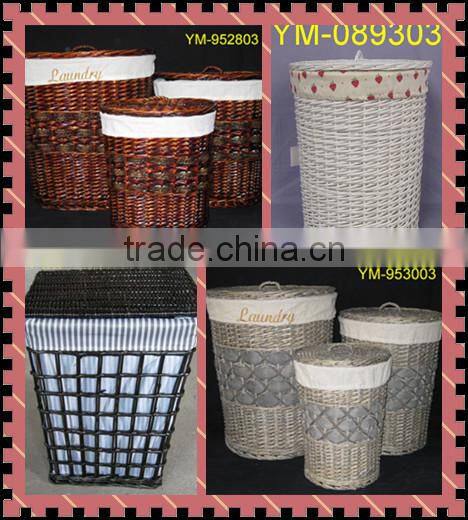 New design willow laundry baskets,laundry hamper