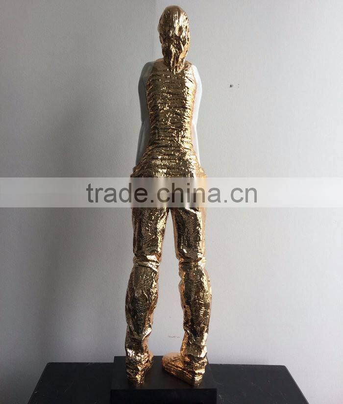 FRP girl character sculpture