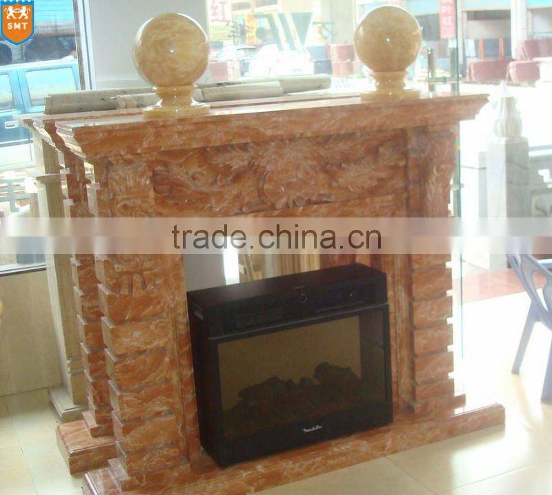 White Marble Fireplace