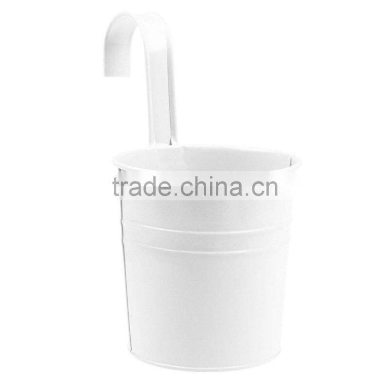 Newest ourdoor garden metal flower pot hanging planter