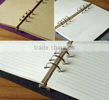 2017 china supplier wholesale new products promotional felt decorate fabric cute cover for writing notebook made in china