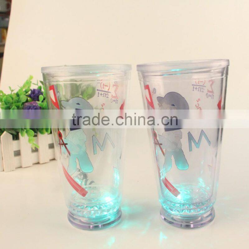 Personalized PS/AS 450ml reflective cup with customized logo