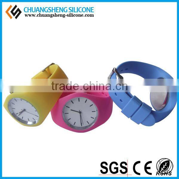 2016 Wholesale silicone promotional wristwatch