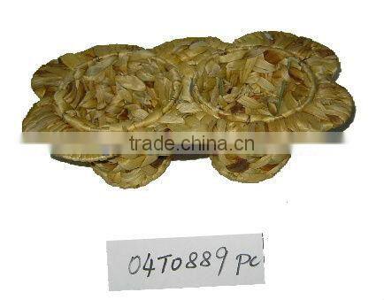 water hyacinth round tea set flower planter/pot/holder