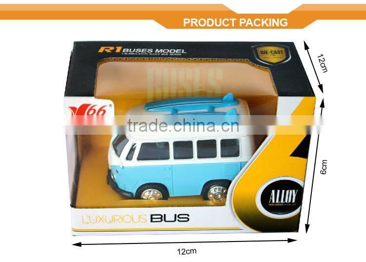 1:36 Scale Alloy Car Toy Diecast Bus Kids Games Toy Cars