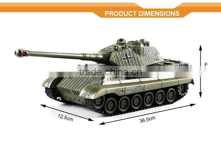 Alibaba Germany King Tiger 1/28 W/ Light German Tiger Tank for sale VS Henglong RC Tank