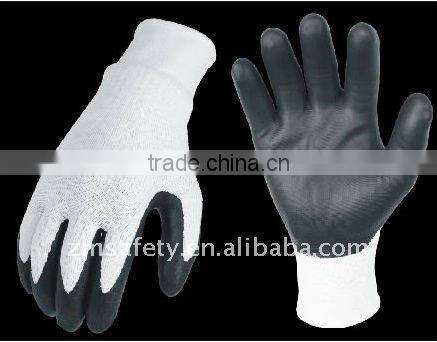Chemical resistance nitrile gloves with palm coatedJRE32