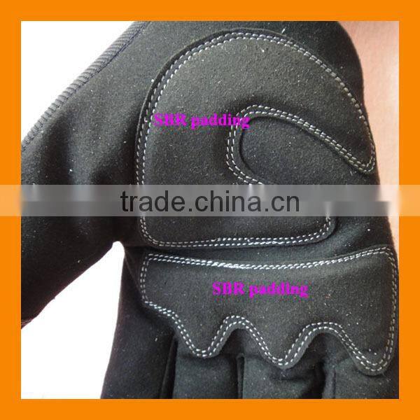 Heavy Duty TPR Knuckle Protection Anti-vibration Gloves