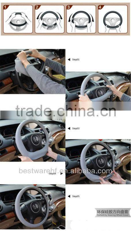 Funny car accessories dia 32cm for 13' inch universal size Black Steering Wheel Cover for Benz,Bmw,Audi,Ford,Volkswagen