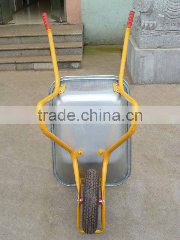 WB6404H Galvanised Wheelbarrow for Africa Market