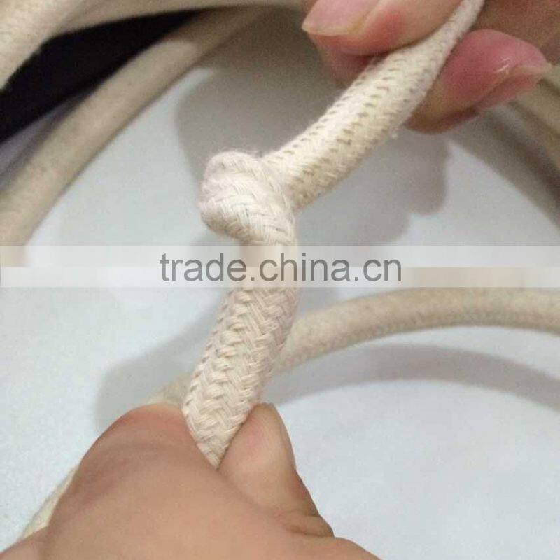 flexible white or black cotton braided silicone hose