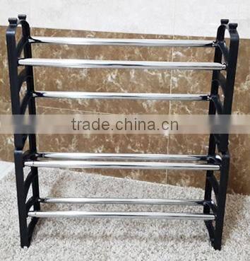 2 tier expandable metal cheap shoe rack