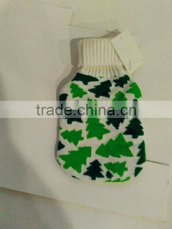 Hot Sales!!hot water bottle green cover