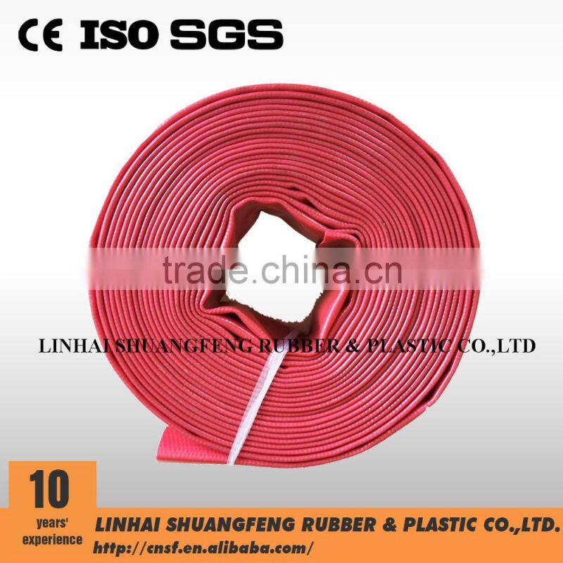 red soft pvc agriculture hose reel