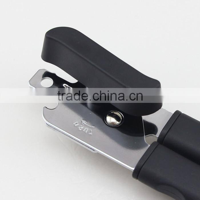 Black Handle Simply Use Kitchen Utensil Smooth Edge Can Opener