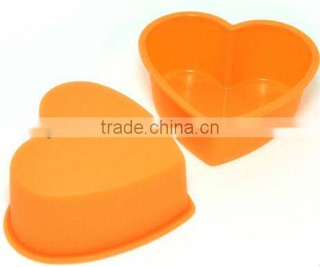 Silicone baking molds heart shape for wedding