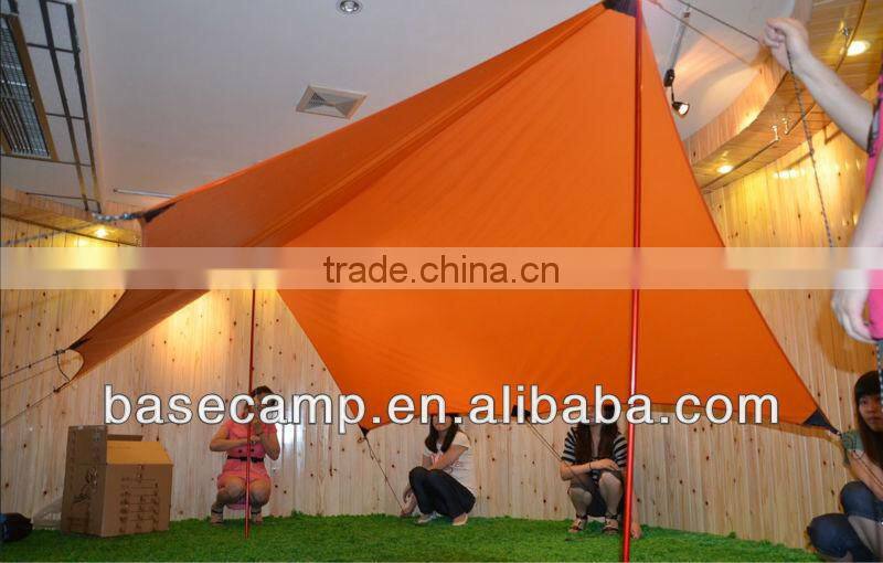 Easy set up beach sun shade tent with aluminium poles