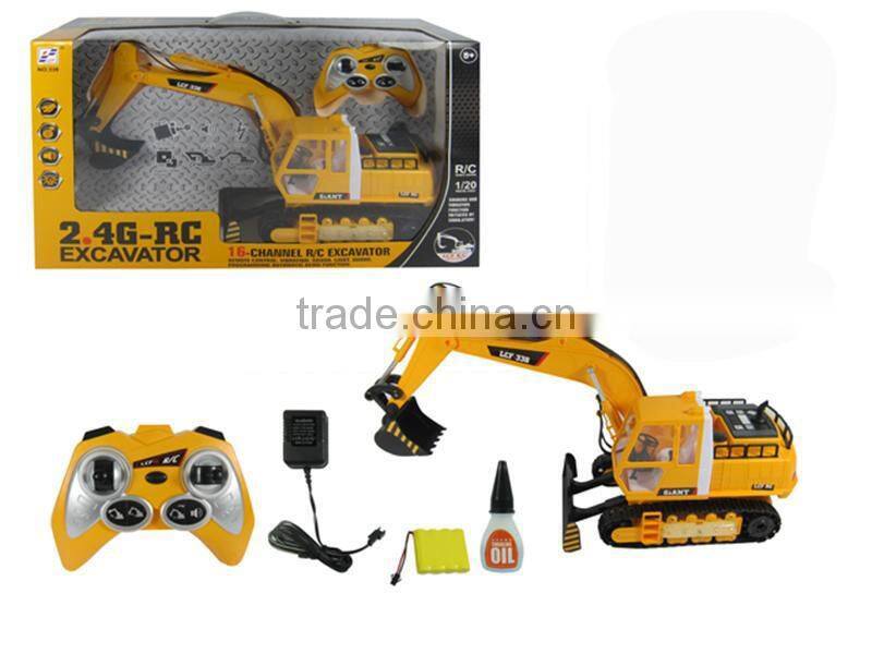 new power truck rc construction truck toy with light