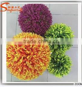 hot sale new 50cm artificial boxwood plastic grass ball for homedecoration