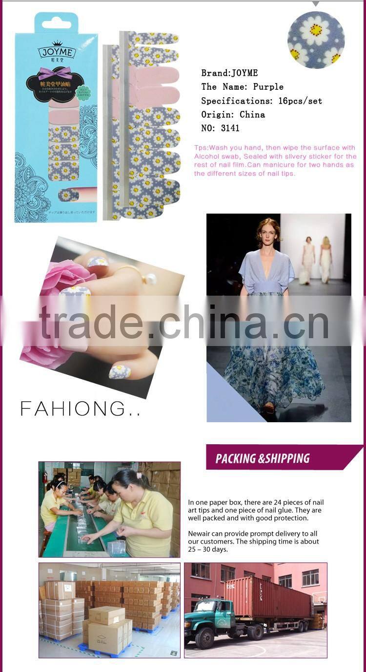 Famous Brand VIVI 100% Nail Polish Strip DIY Nail Patch
