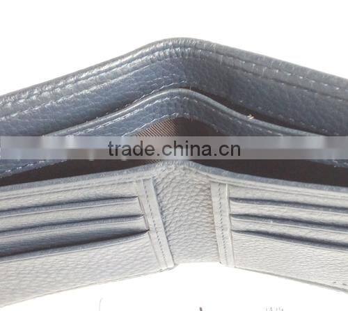 2017 customized top sale wallet handmade quality Mens Leather Wallet J712051a