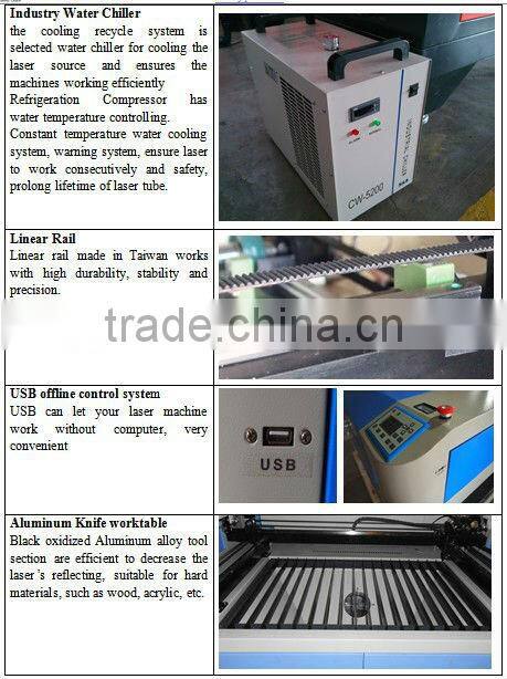 dual heads laser cutting machine item/cutting tools JQ1610