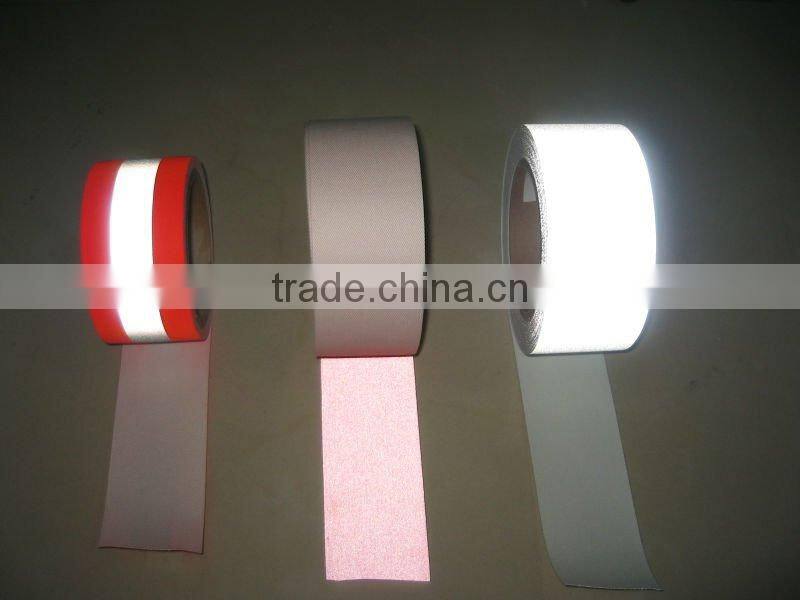 HV grey reflective fabric tape 100% polyester for safety vest