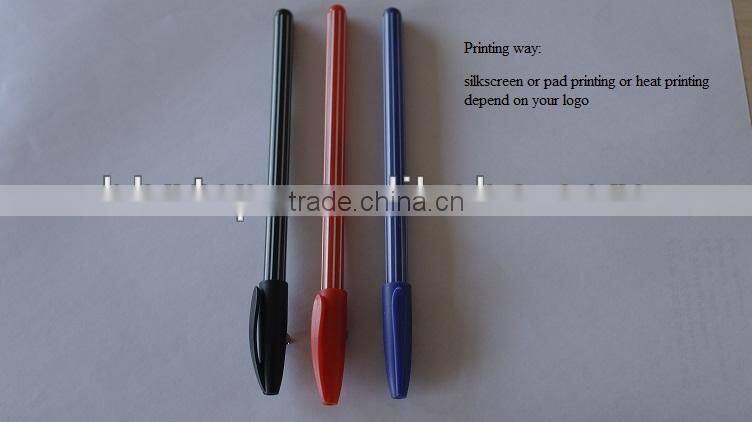 BHNPP4484 Ballpoint Pens Promotional Gift Plastic Stripe Ballpint Pen For sale