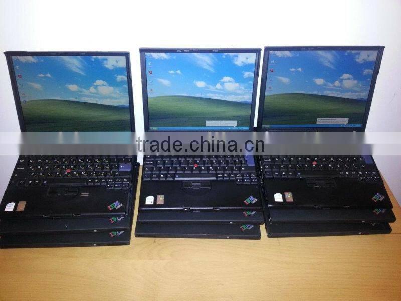 X60s Used Electronic Second Hand cheap Laptop 1.66ghz Intel Dual Core Duo 1gb 80gb Ultralight Stock