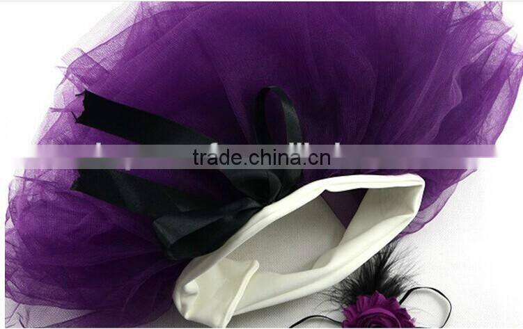Halloween on sale!! popular baby tutu dress with headband baby new born dresses Toddler Girls Birthday Outfits Tutu Sets