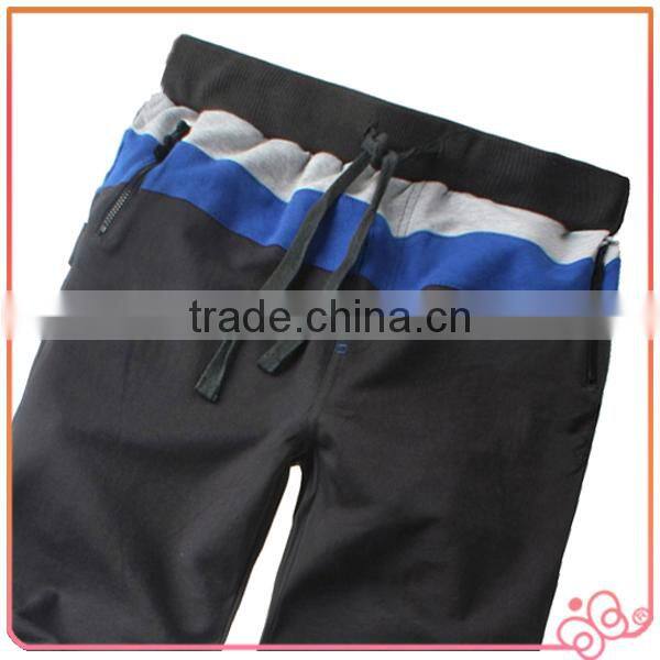 2015 fashion sport style french terry running men short sets