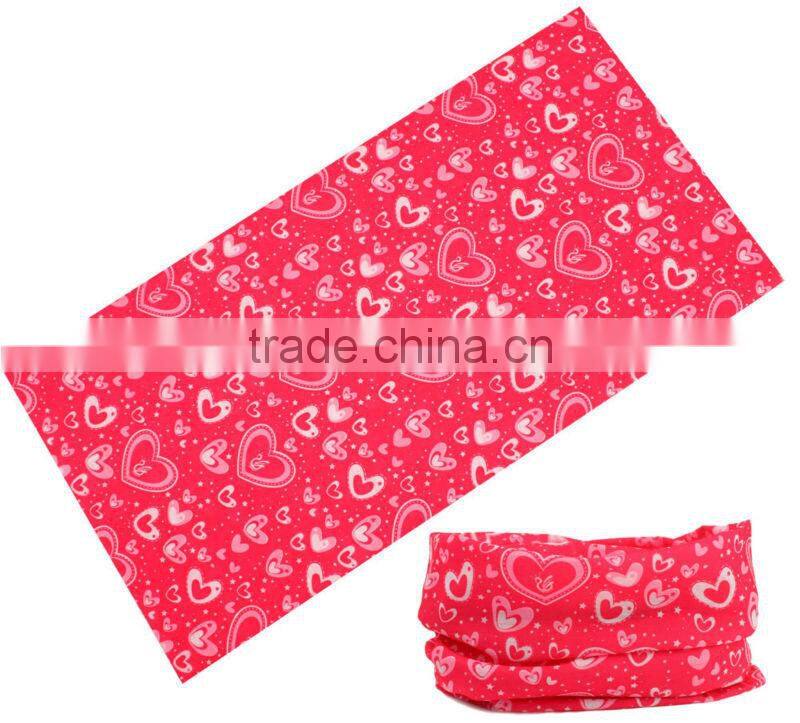 Red and white cycling scarf, Cheap cycling bandana