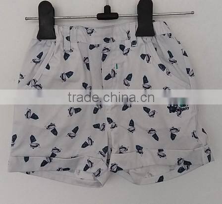 baby boys cute printed and embroidered shorts for summer