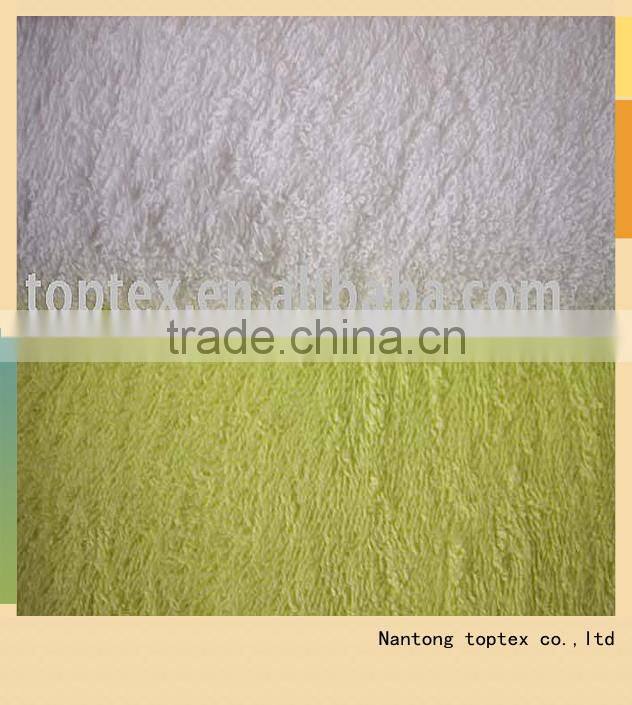 cotton dyed terry towel fabric