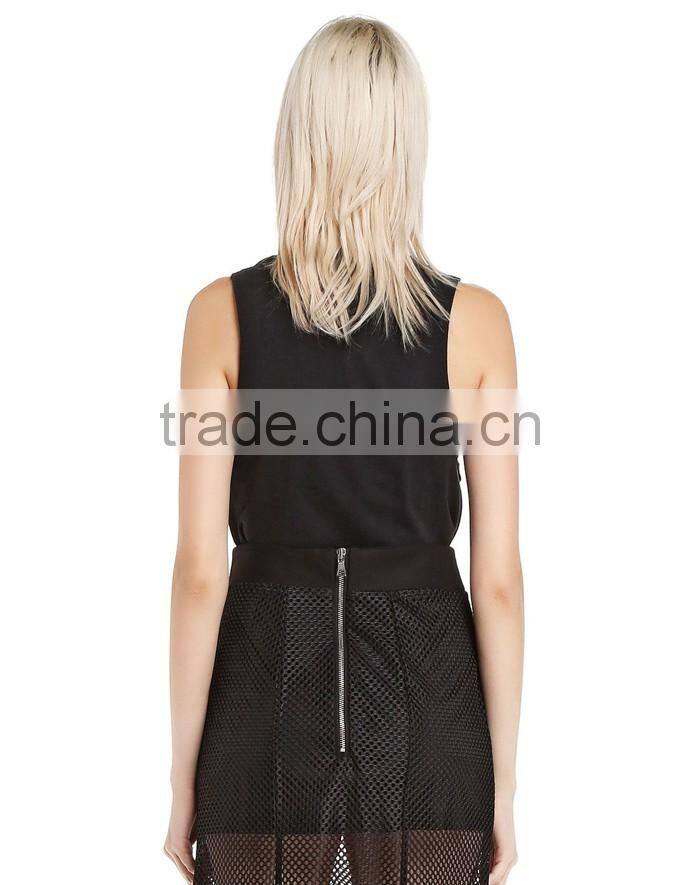 OEM fancy printed tank tops for women in bulk