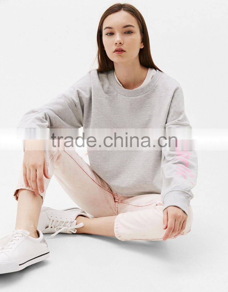 latest women tops womens crop top hoodie sweatshirt women