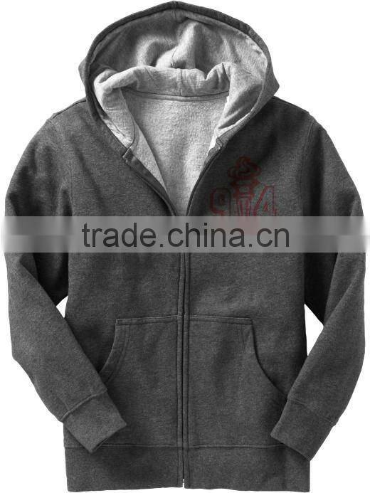 BOYS PRINTED ZIPPER UP HOODIES