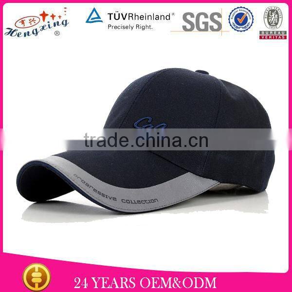 2015 Fashion Wholesale 100% Cotton 3D Embroidery Baseball Hat Logo Cheap Custom Promotion Cap