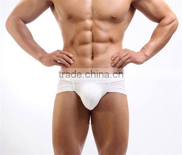 Hot sale low moq. apparel of fun brand men's 3D U convex design sexy men briefs