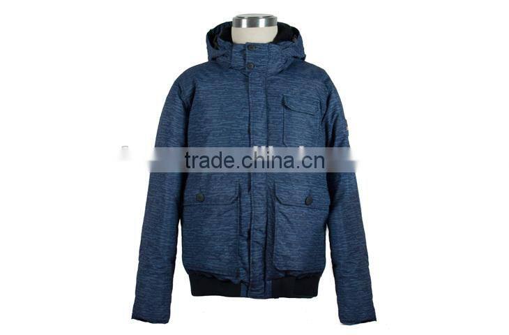 2017 new men's outdoor bomber down jacket winter parka with hood