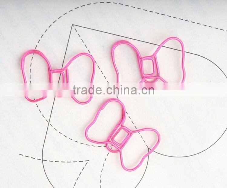 Bowknot shape planner paper clip customizable planner accessories