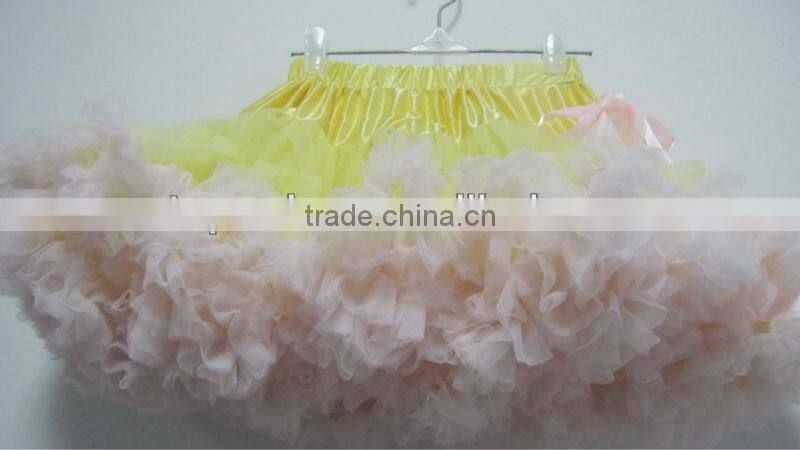 black white baby girl fluffy pettiskirts girl's tutu skirts