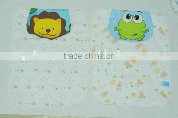 new 2016 china wholesale cute printed baby sweat-absordent towel