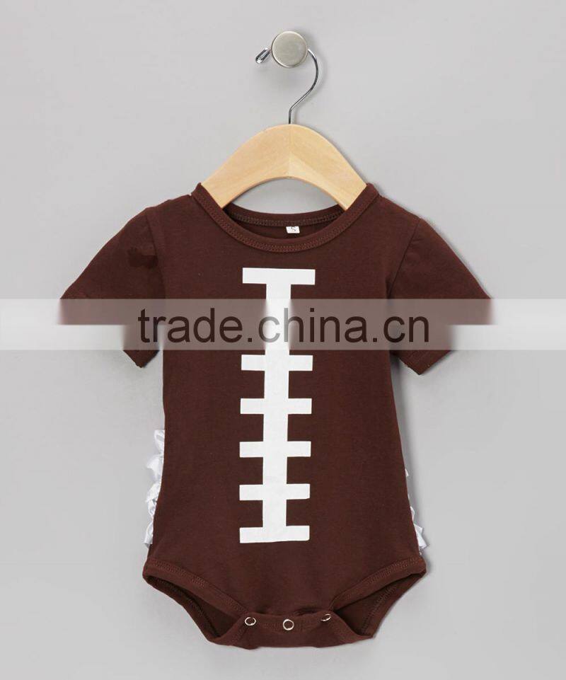 New Style Romper For Baby Cotton Ruffle Baby Romper Fancy Infant Girl Outfits RR90425-14