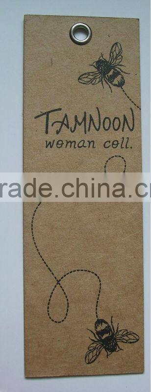 Customized hang tags for clothing