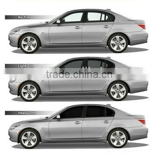Free sample super black 5% VLT 2mil 0.5m*3m 1ply window tint film for car glass