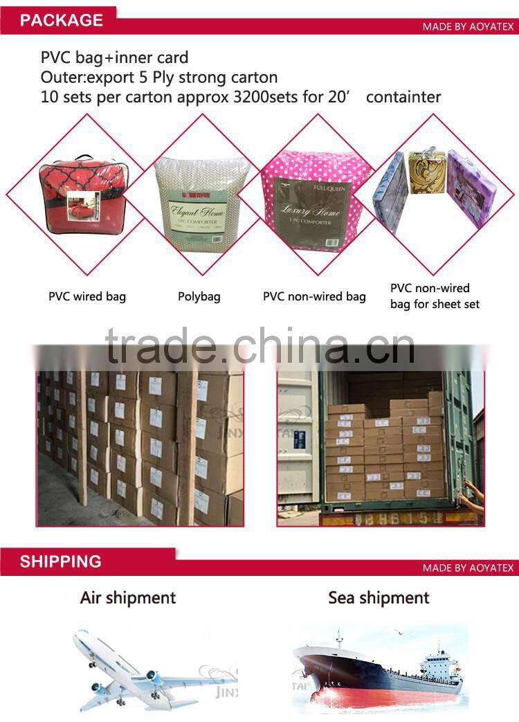 Wholesale queen microfiber duvet cover bed bedding sheet sets with Zipper