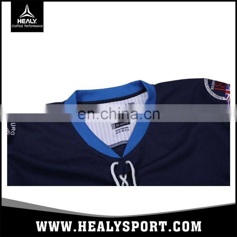 Top Brand Canada Popular Stripe Design ADMIRALS Game Hockey Jersey