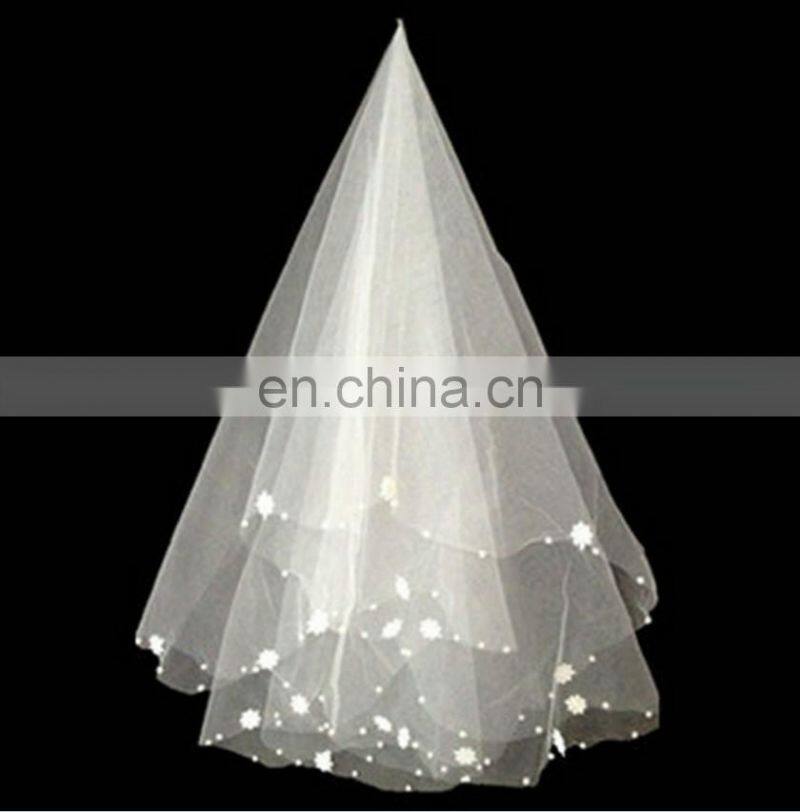 High Quality 1 Layer Tulle 1.5M Bridal Wedding Veils